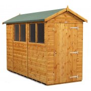 Power 10x4 Apex Garden Shed - Single Door